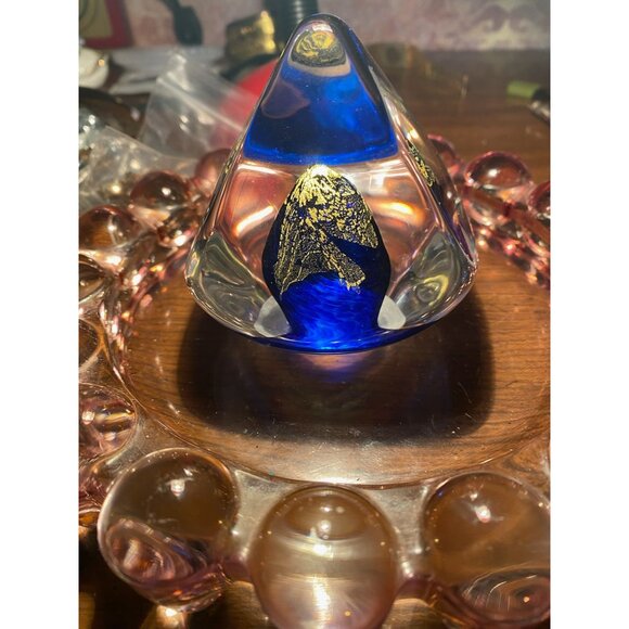 Signed Michael J. Reid (1997) Studio Art Glass Sculpture - Picture 3 of 4